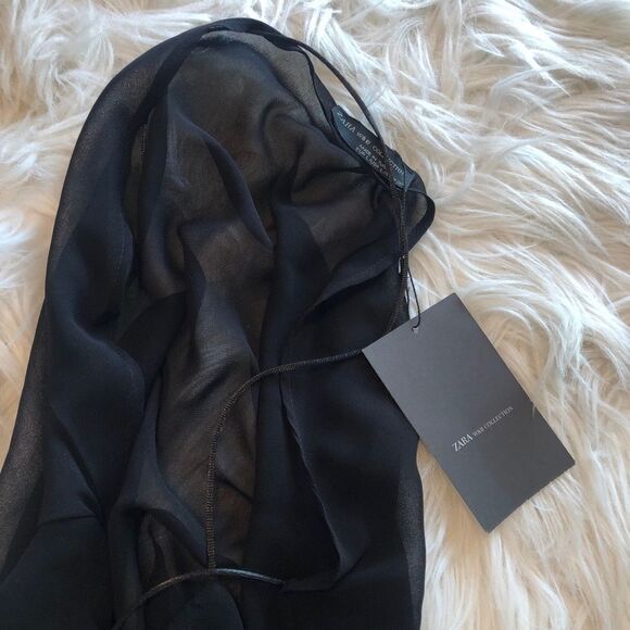 NWT Zara w&b collection little black dress - Picture 6 of 14